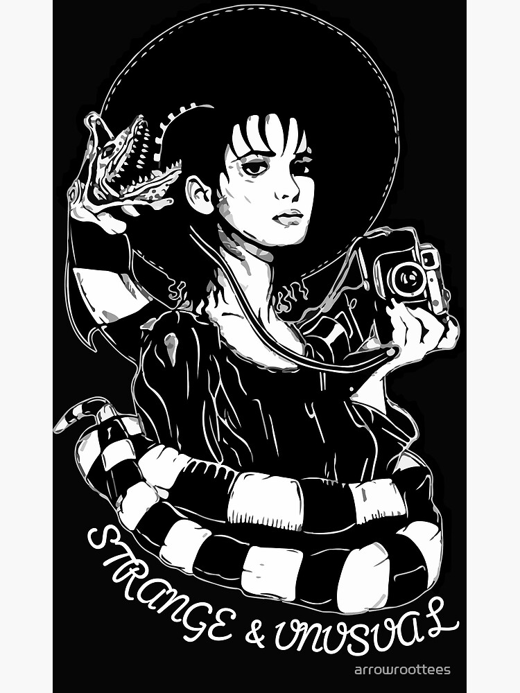 Lydia Deetz Strange and Unusual Gothic | Photographic Print