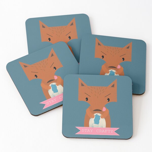 Item preview, Stay crafty fox designed and sold by milyahs-art.