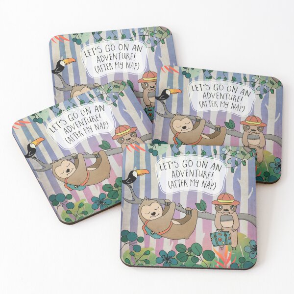 Item preview, Sloth Jungle Adventure designed and sold by brouhahabazaar.