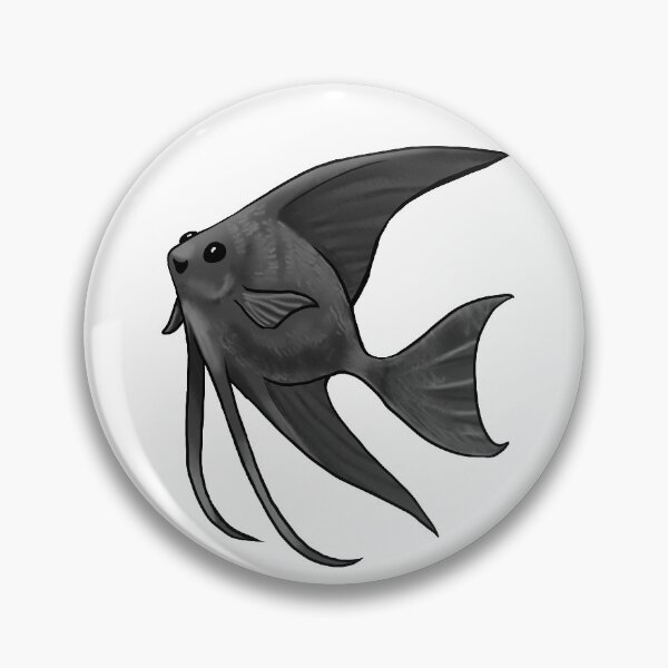 Item preview, Black Lace Angelfish designed and sold by Jennifer Stolzer.