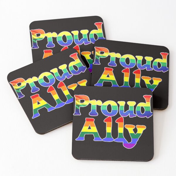 Item preview, Proud Ally, LGBTQ Pride Gift Idea  designed and sold by tawscolors.