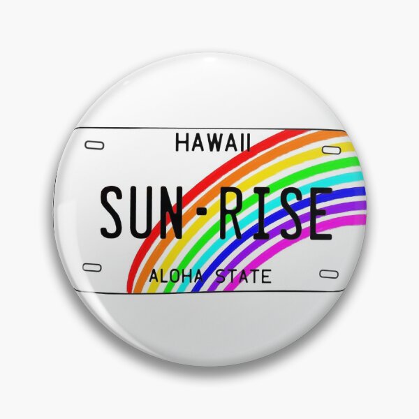 Item preview, Sunrise registration plate  designed and sold by Bethan Morgan.
