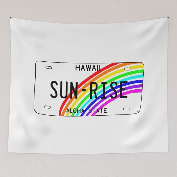 Item preview, Sunrise registration plate  designed and sold by Bethan Morgan.