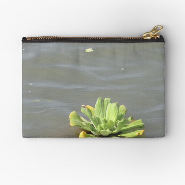 Water Lotus Flower Zipper Pouch