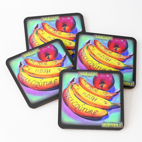Item preview, Go bananas over this REAL JUICY COUTURE colorful fruit art – YUMMY designed and sold by originalsusie.