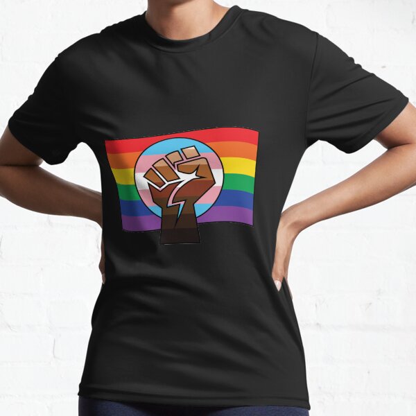 BLM x Trans x Pride Flag Active T-Shirt