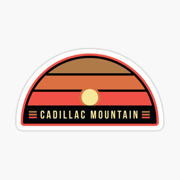 Cadillac Mountain, Acadia Stickers Sticker