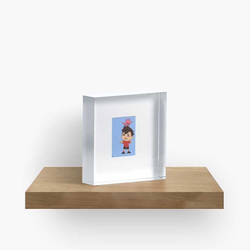 Albert Flamingo Drawing Acrylic Block By Avapil Redbubble - albert flamingo roblox drawing