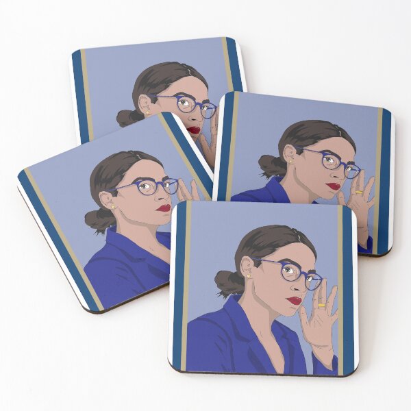 Item preview, Alexandria Ocasio-Cortez designed and sold by MouneShoes.