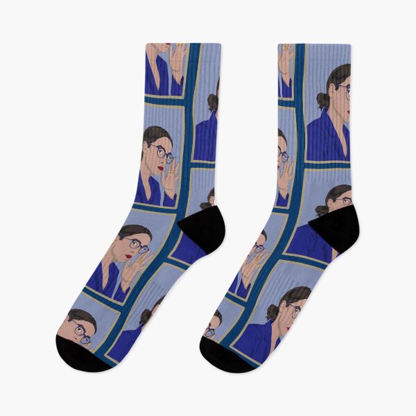Item preview, Alexandria Ocasio-Cortez designed and sold by MouneShoes.