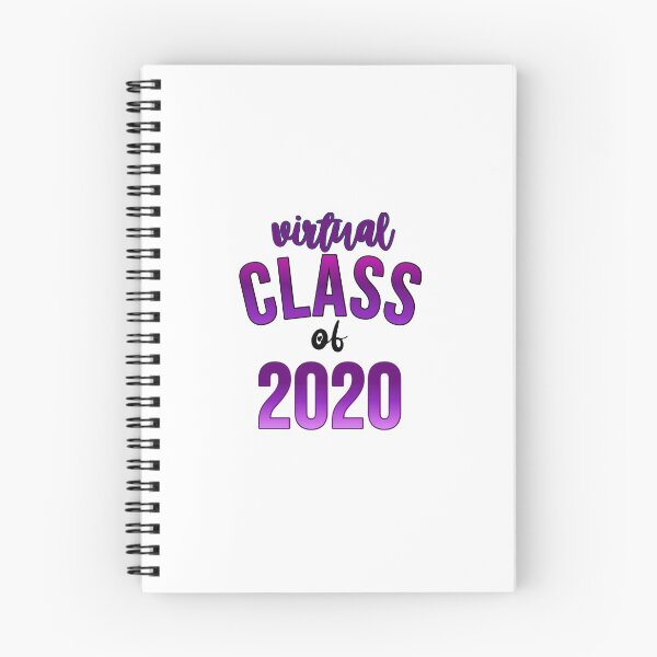 Item preview, virtual class of 2020 in purple text  designed and sold by danikameb.