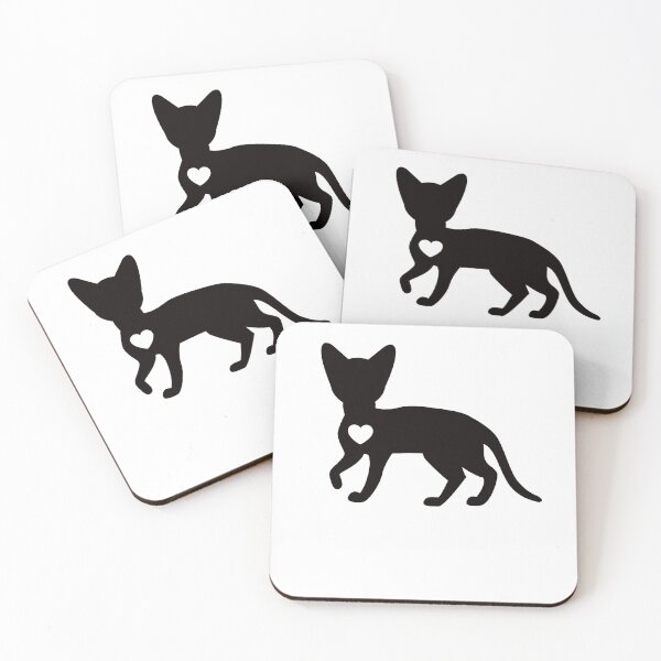 Item preview, ABYSSINIAN CAT BLACK HEART ART GIFT designed and sold by alaechamlal.