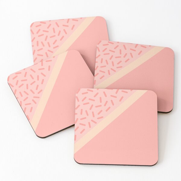 Artikelvorschau, Rosa Sprinkles abstraktes Memphis Design entworfen und verkauft von alainakozyart.