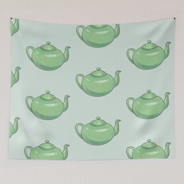 Item preview, Jim's Secret Santa Teapot designed and sold by RebekahLynne.