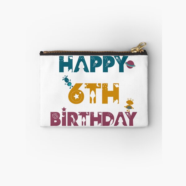 Item preview, Happy 6th Birthday space, Alien designed and sold by marosharaf.