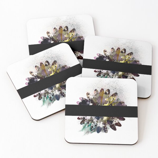 Item preview, Daisy Splatter Abstract Graffiti Flower Paint designed and sold by kaydaco.