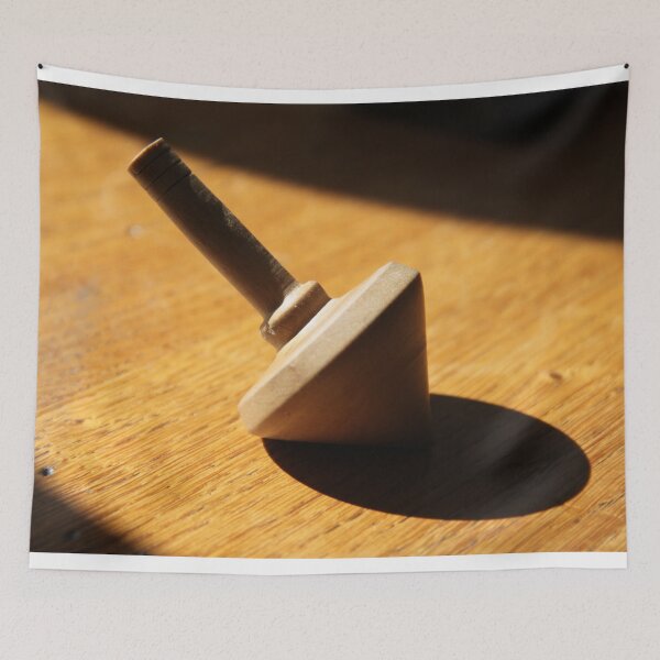 Item preview, Spinning top wood handmade toy	 designed and sold by EstelleRossetti.