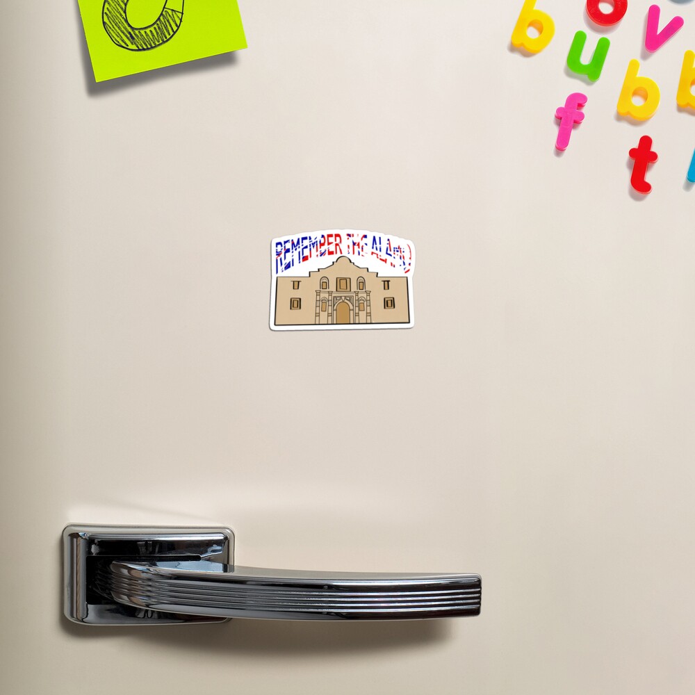 Remember the Alamo Sticker for Sale by SassyCassidy | Redbubble