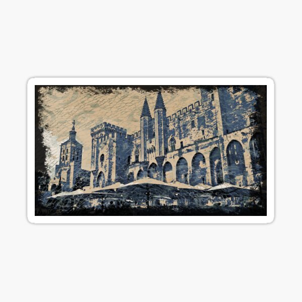 Avignon palace Sticker