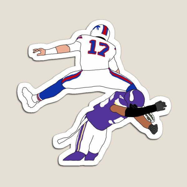 Buffalo Bills MAGNET - Die Cut Car NFL Football Josh Allen likeness