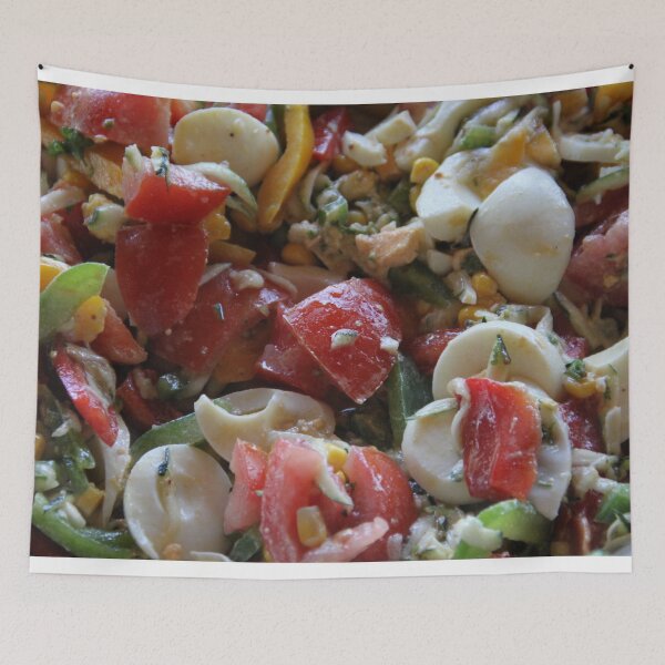 Item preview, Vegetarian summer homemade delicious pasta salad	 designed and sold by EstelleRossetti.