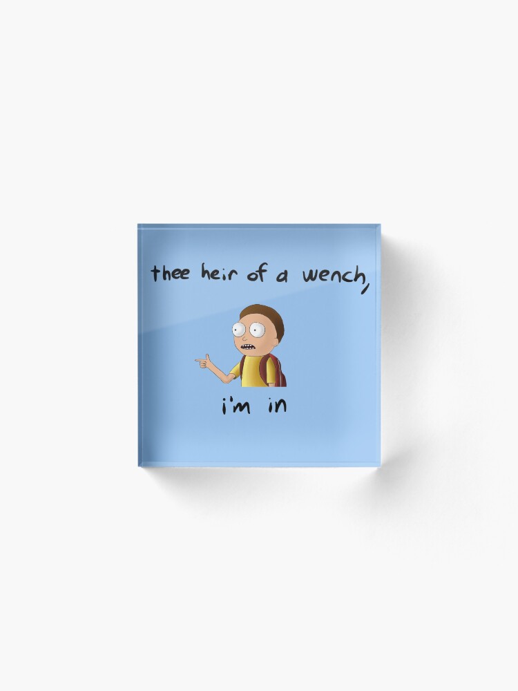 Alternate view of Rick and Morty TM - I’m In Acrylic Block