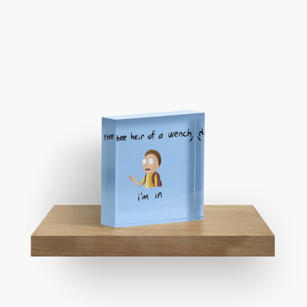 Rick and Morty TM - I’m In Acrylic Block