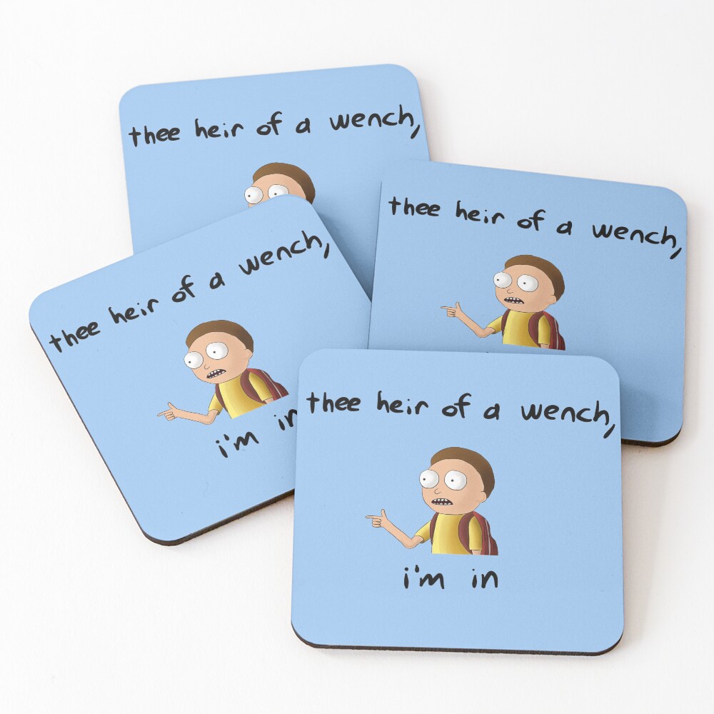 Rick and Morty TM - I’m In Coasters (Set of 4)