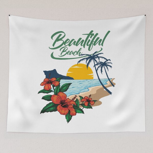 Item preview, Beautiful Beach designed and sold by Vector Scout Lab.