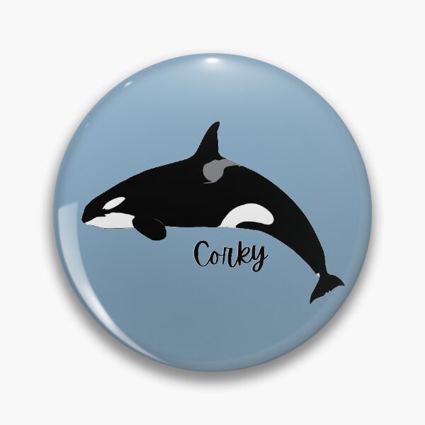 Item preview, Corky Orca with Name designed and sold by finsandflukes.