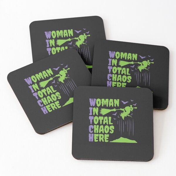 Item preview, Witch Woman In Total Chaos Here Halloween designed and sold by jaygo.