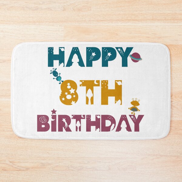 Item preview, Happy 8th Birthday space, Alien designed and sold by marosharaf.