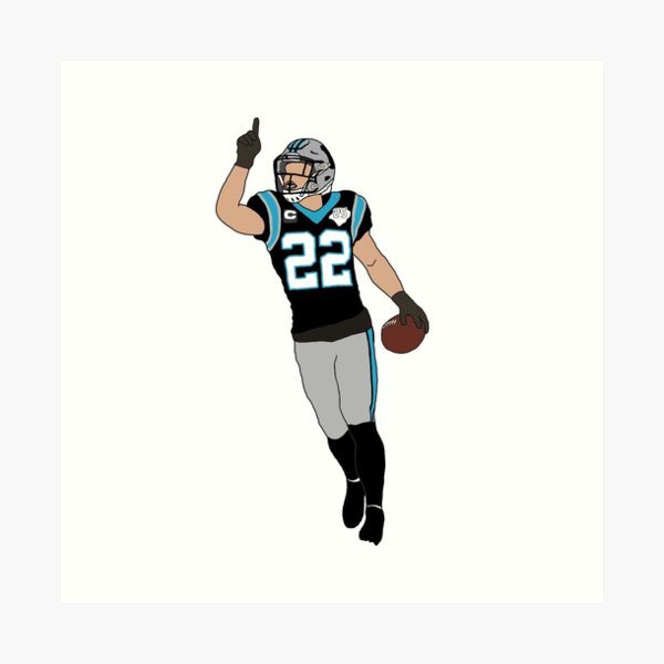 Christian McCaffrey Carolina Panthers 2, an art print by ArtStudio 93 -  INPRNT