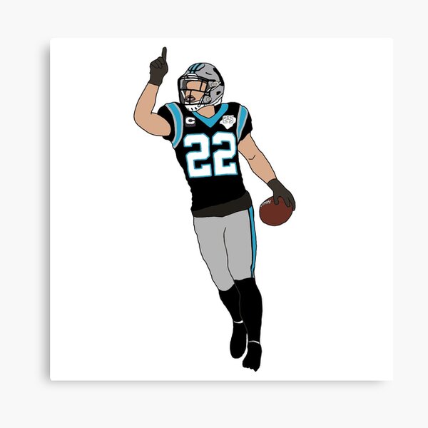 Christian McCaffrey Carolina Panthers 24'' x 34'' Magnetic Framed Players  Only Poster