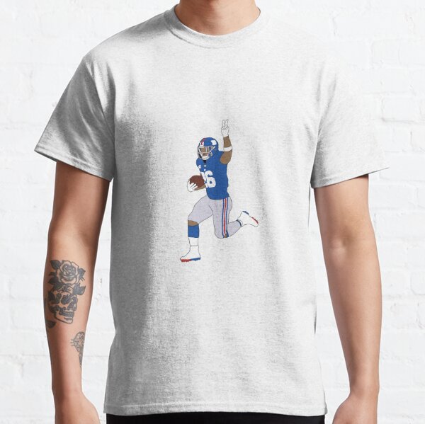 Saquon Barkley T-Shirt - Blue NY Giants Adult Nike Cotton T-Shirt