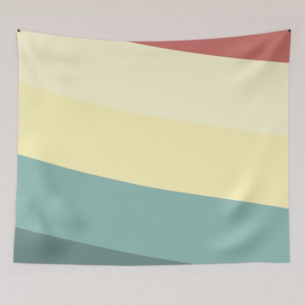 Item preview, Multicolored Striped Retro Style Vintage Stripes designed and sold by DinoSpirit.