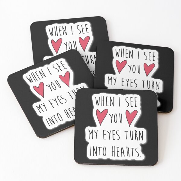 Item preview, Cuando te veo, mis ojos se convierten en corazones designed and sold by 96g Studio.