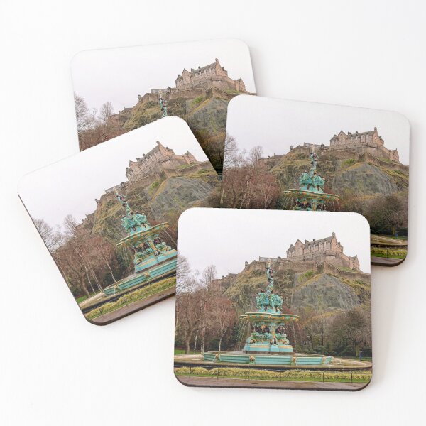 Item preview, Edinburgh Castle & The Ross Fountain designed and sold by GillyMc.