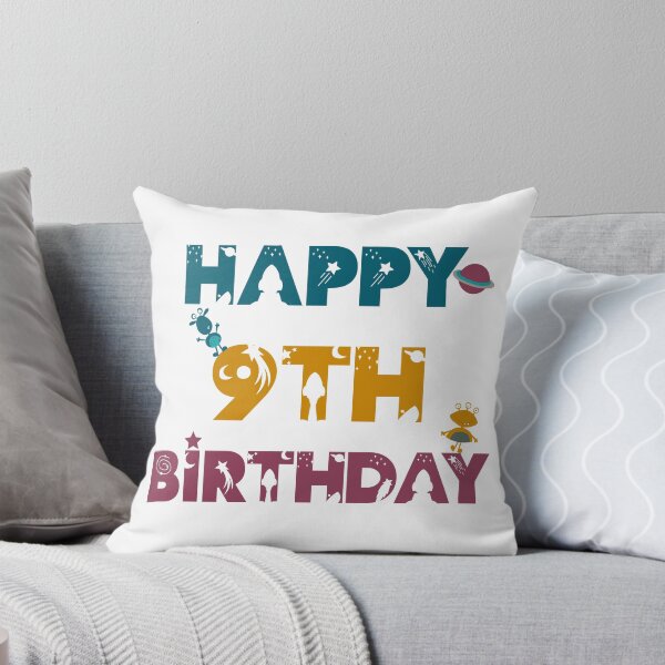 Item preview, Happy 9th Birthday space and Galaxy designed and sold by marosharaf.