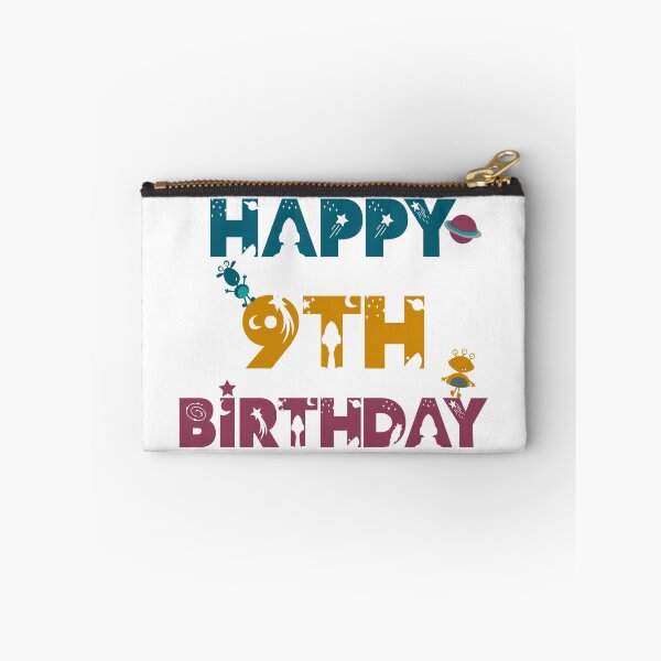 Item preview, Happy 9th Birthday space and Galaxy designed and sold by marosharaf.