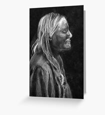 Chief White Mountain (Apache) Greeting Card