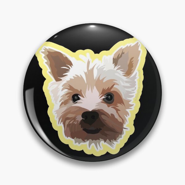 Item preview, Yorkie Sticker, Yorkshire Terrior Stickers, Cute dogs, Cute Sticker, Puppy Sticker designed and sold by beebeachey.