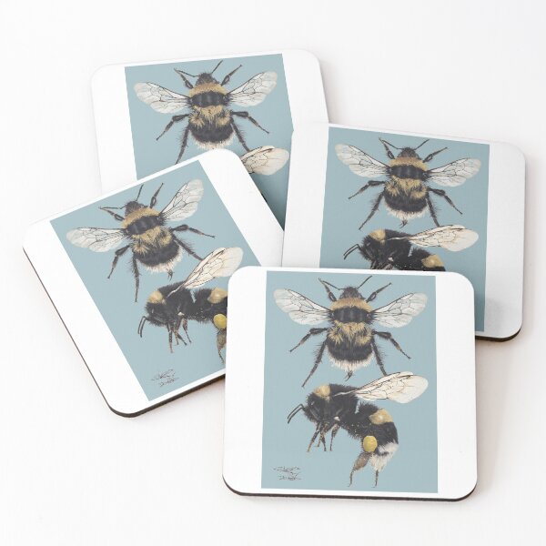 Item preview,  And these beautiful bumble bees do a fundamental job pollinating our fruits that will be our food. designed and sold by SaraDeColores.