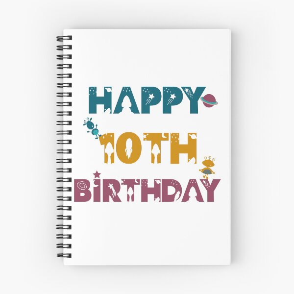 Item preview, Happy 10th Birthday space and Galaxy designed and sold by marosharaf.