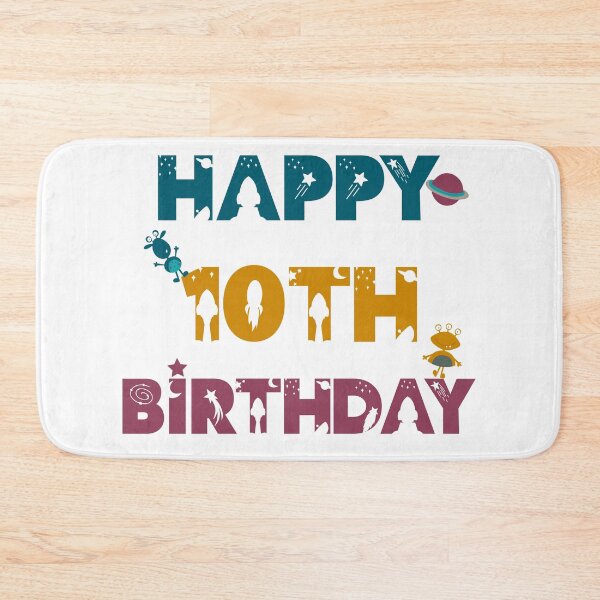 Item preview, Happy 10th Birthday space and Galaxy designed and sold by marosharaf.