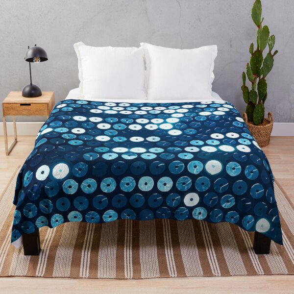Item preview,  shiny blue sequins print designed and sold by Gossip Rag.