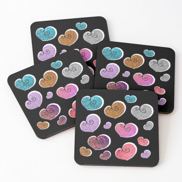 Item preview, Hearts Sticker Pack (Better in Larger Sizes) designed and sold by mydoodlesateme.