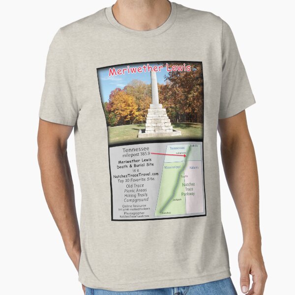 Item preview, Meriwether Lewis Death & Burial Site (fall) on the Natchez Trace Parkway. designed and sold by natcheztrace.