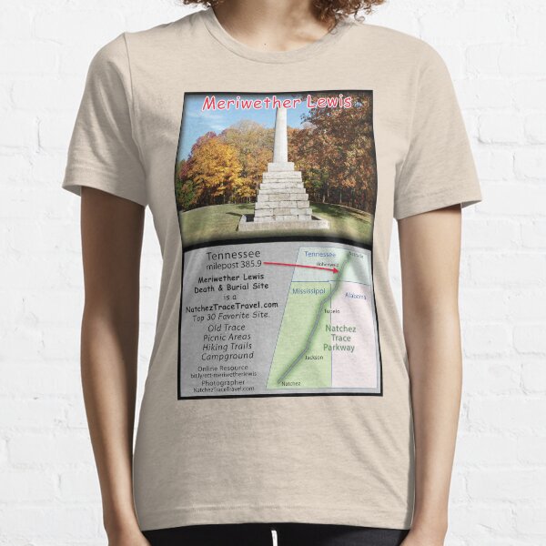 Meriwether Lewis Death & Burial Site (fall) on the Natchez Trace Parkway. Essential T-Shirt