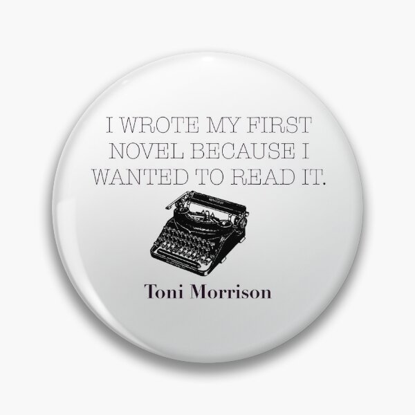 Item preview, Toni Morrison Quote w. Typewriter designed and sold by Sadeshots.